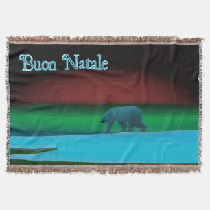 Buon Natale - Polar Lights Polar Bear Decke