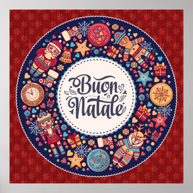 Buon Natale Poster (Vorne)