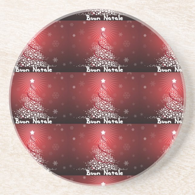 **BUON NATALE** SANDSTONE UNTERSETZER (Vorne)