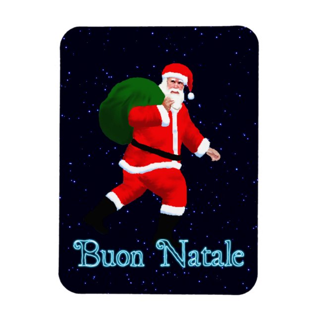 Buon Natale - Santa Claus Magnet (Vertikal)