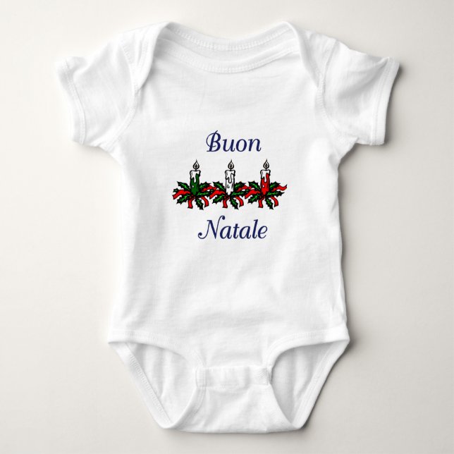 Buon Natale Shirt für Kinder (Vorderseite)