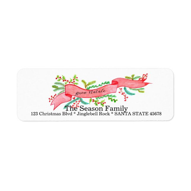 Buon Natale, Weihnachtsbanner (Vorne)