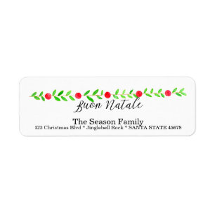 Buon Natale, Weihnachtsbanner