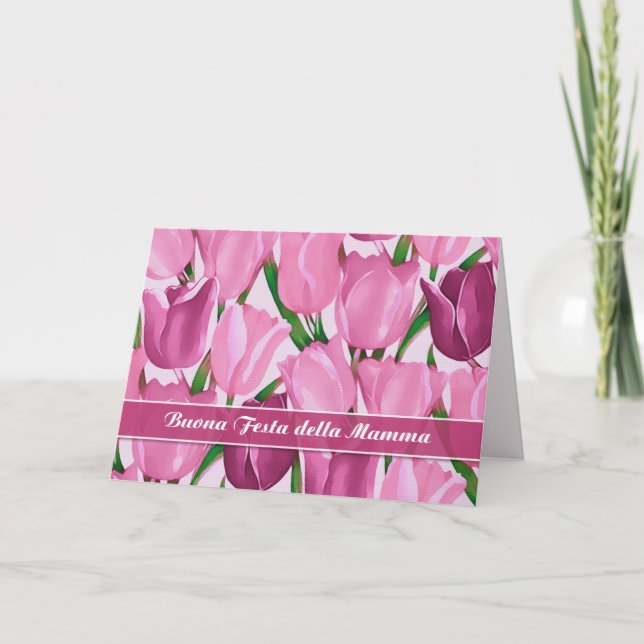 Buona Festa della Mamma. Muttertag auf Italienisch Karte (Vorderseite)