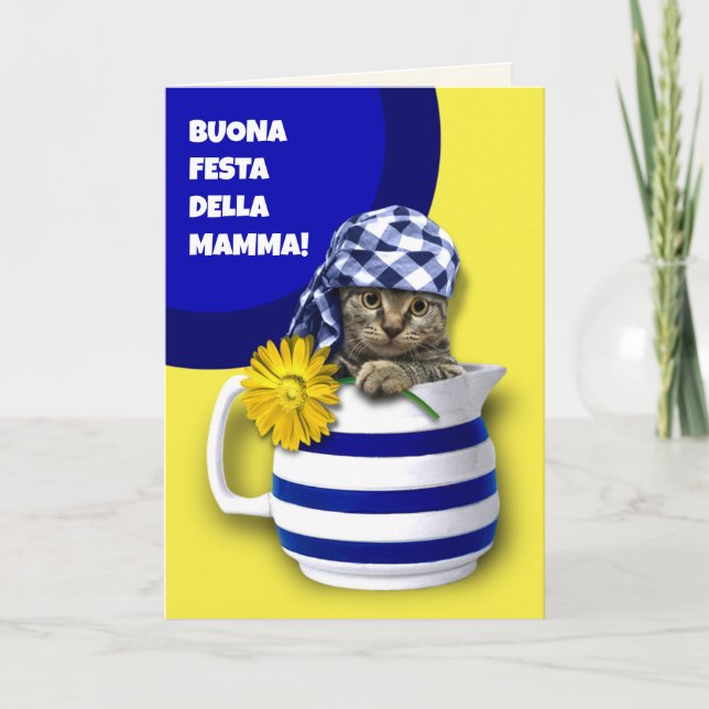 Buona Festa della Mamma Muttertag in italienischer Karte (Vorderseite)