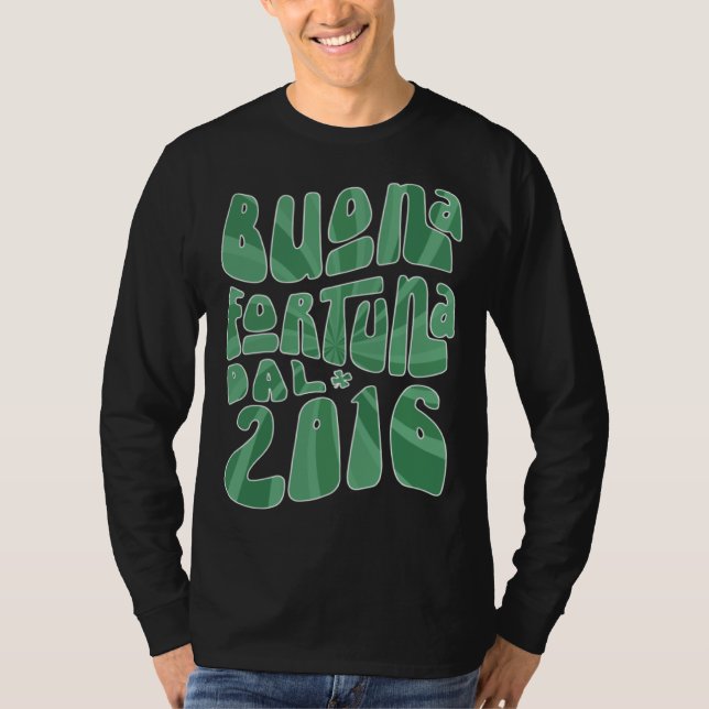Buona Fortuna Dal 2016 7 Anni Compleanno St Patric T-Shirt (Vorderseite)