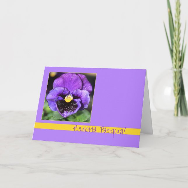 Buona Pasqua Italian Happy Oaster Feiertagskarte (Vorderseite)