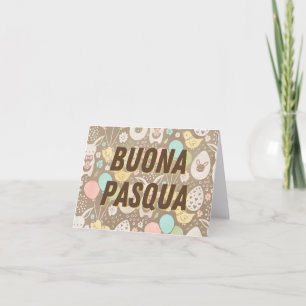 Buona Pasqua, Italienisches glückliches Ostern Karte