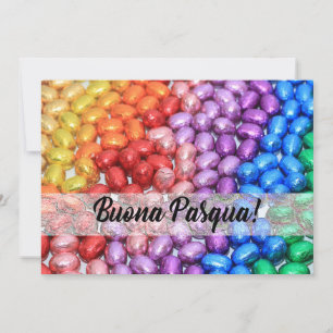 Buona Pasqua Ostereier Feiertagskarte