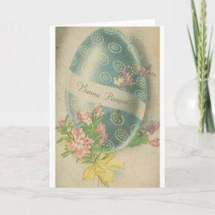 Buona Pasqua!  Vintage Italian Easter Card Feiertagskarte