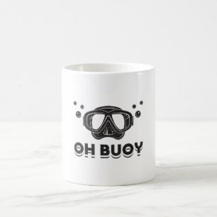 Buoy Scuba Diver Ocean Deep Sea Diving Kaffeetasse