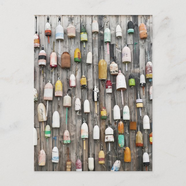 Buoy Shack, Maine Postkarte (Vorderseite)