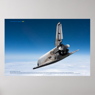 Buran Raumflugzeug: Wolkenabstieg Poster