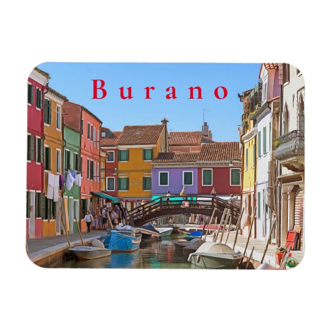 Burano. 5 magnet (Horizontal)