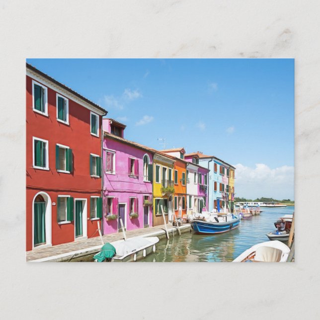 Burano. 6. postkarte (Vorderseite)