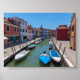 Burano-Häuser Poster