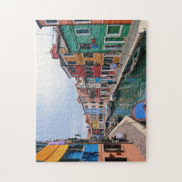 Burano, Italien - farbenfrohe Zuhause Puzzle