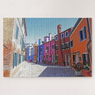 Burano, Italien - farbenfrohe Zuhause Puzzle