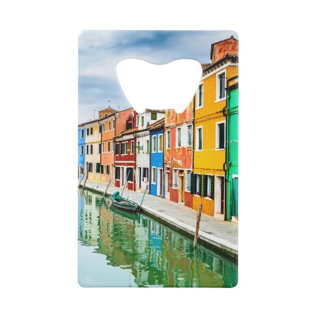 Burano, Italien Geldbeutel Flaschenöffner (Vorderseite)
