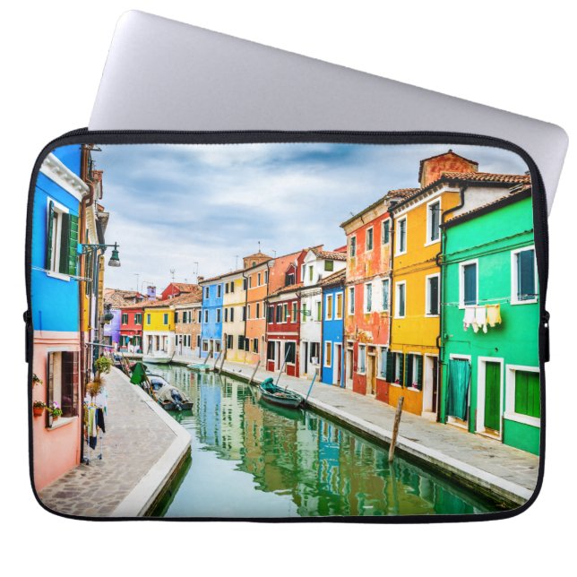 Burano, Italien Laptopschutzhülle (Vorderseite)