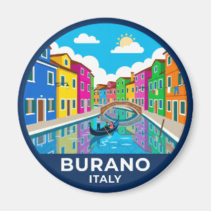 Burano Italien Magnet