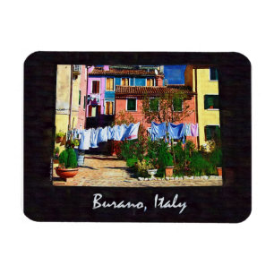Burano Italien Magnet