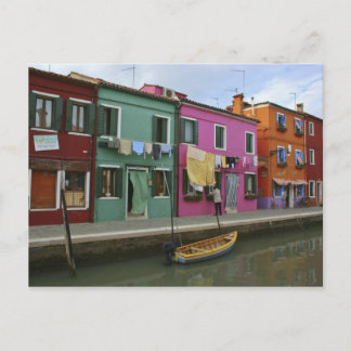 Burano, Italien Postkarte