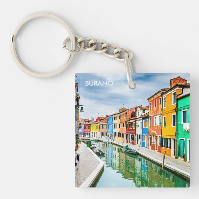 Burano, Italien Schlüsselanhänger (Vorderseite)