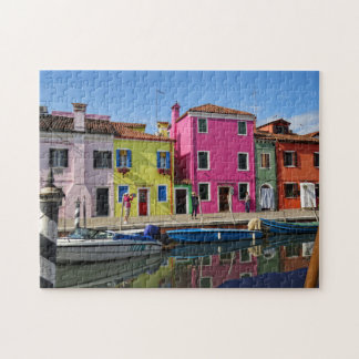 Burano - Italienischer Kanal II Puzzle