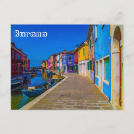 Burano Postcard Postkarte