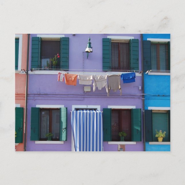 Burano Postkarte (Vorderseite)