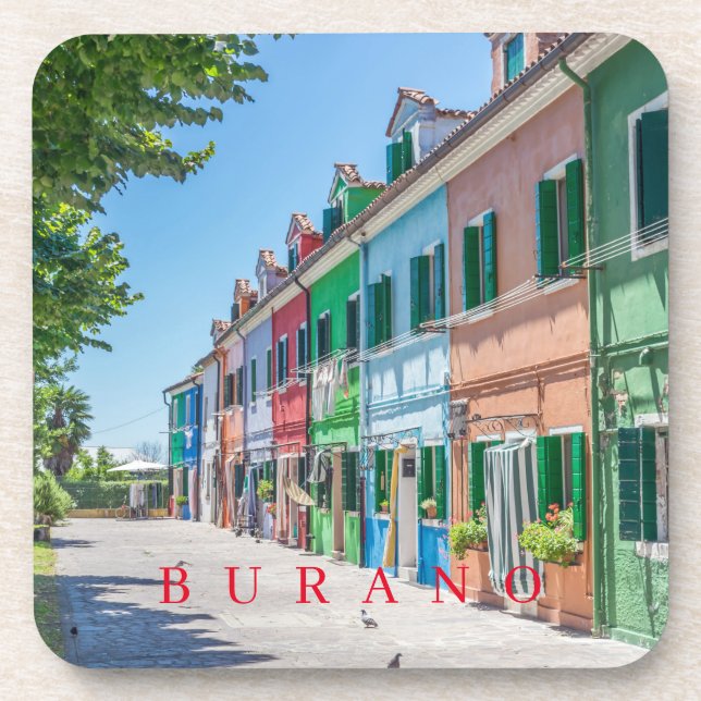 Burano Untersetzer (Vorderseite)