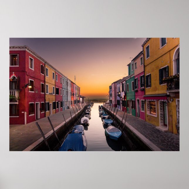Burano, Venedig, Italien Poster (Vorne)
