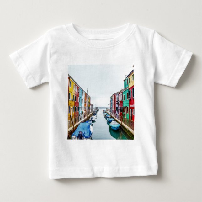 Burano Venedig Metropolitan Stadt Venedig Italien Baby T-shirt (Vorderseite)