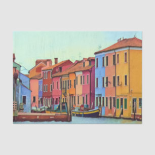 BURANO - Venezianisch Lagoon Venice - Burano Seidenpapier