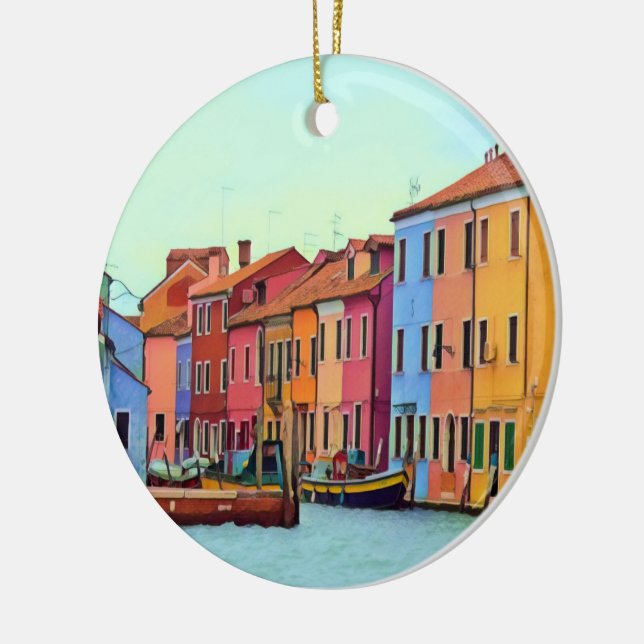 BURANO - Venezianische Lagune Venedig - Burano Keramik Ornament (Links)