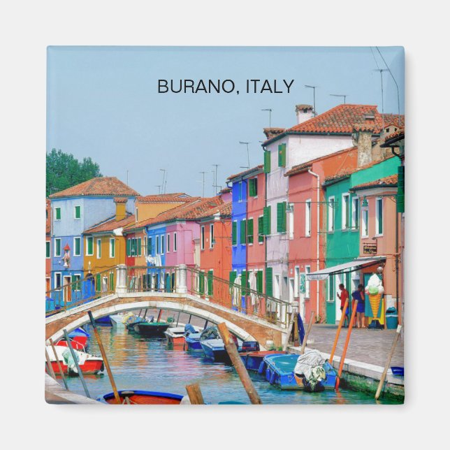 BURANO VENICE, ITALIEN (MAGNET) MAGNET (Vorne)