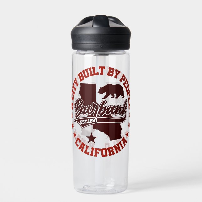 Burbank, Kalifornien Trinkflasche (Vorderseite)
