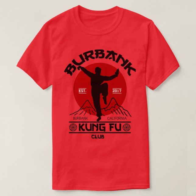 Burbank Kung Fu Club T-Shirt (Design vorne)