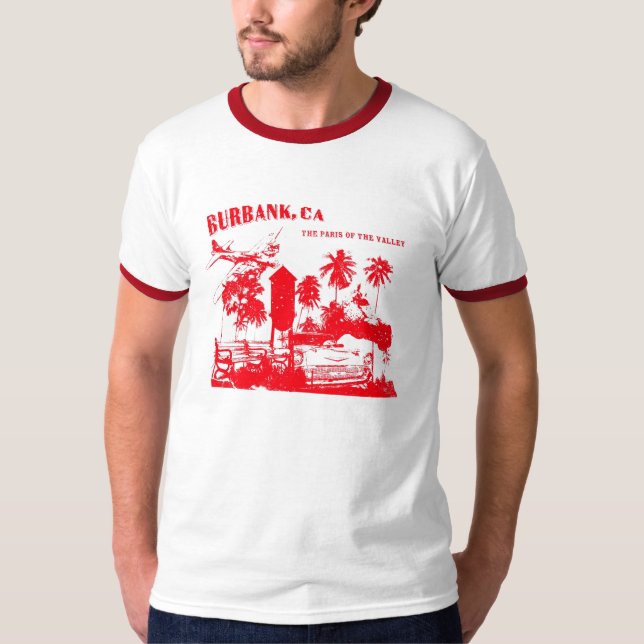 Burbank, Paris des Tales (rot) T-Shirt (Vorderseite)