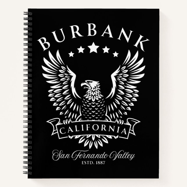 Burbank San Fernando Tal Vintag Notizbuch (Vorderseite)