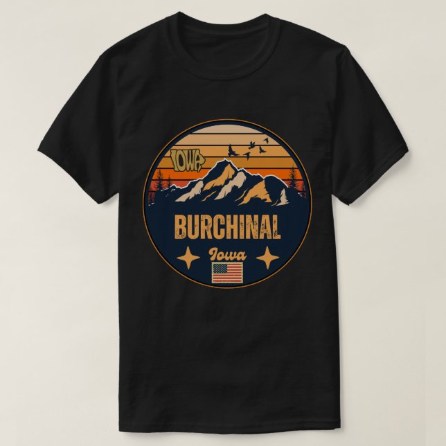 Burchinal, Iowa, Vereinigte Staaten T-Shirt (Design vorne)