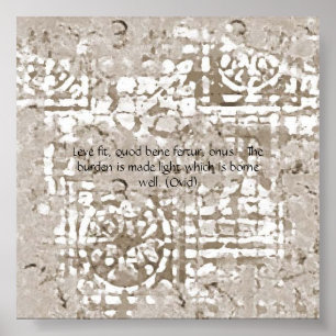 "Burden Made Light" auf "Crumbly Castle Wall" Poster