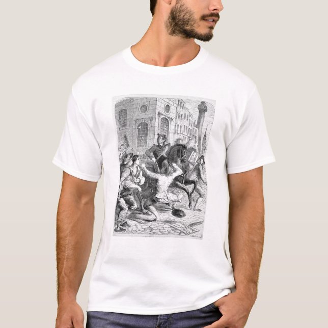 Burdett Aufstand, 1810 T-Shirt (Vorderseite)