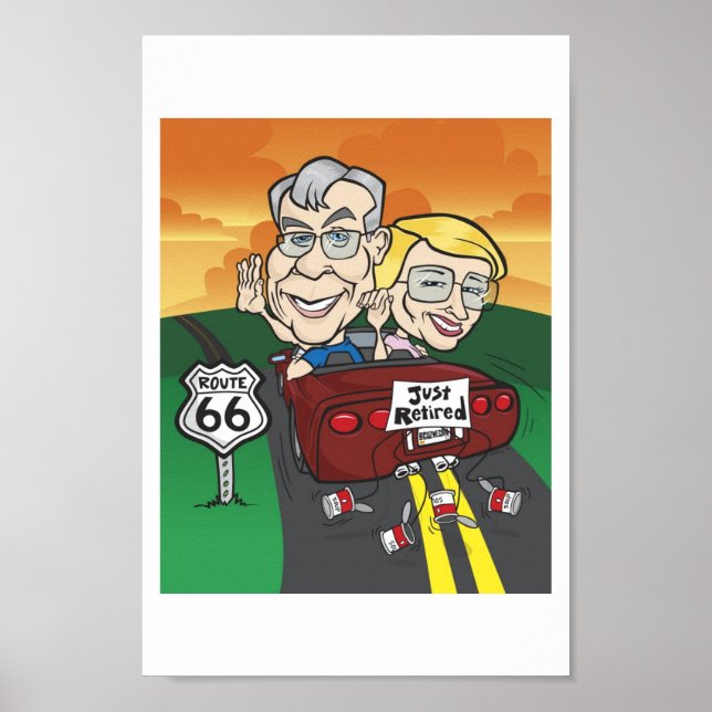 Burford-Cartoon Poster (Vorne)