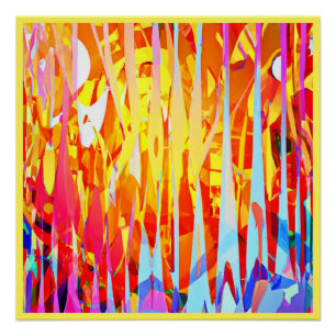 Burful Hues Mix Poster
