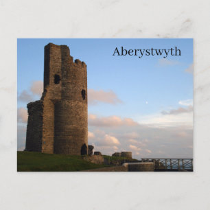Burg Aberystwyth Postkarte