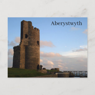 Burg Aberystwyth Postkarte