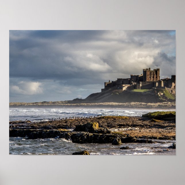 Burg Bamburgh Poster/Print Poster (Vorne)