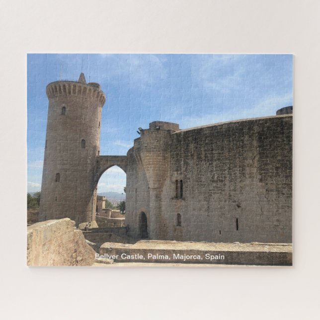 Burg Bellver, Palma, Mallorca, Spanien Puzzle (Horizontal)